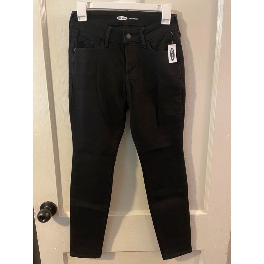 Old Navy: Mid-Rise Pop Icon Skinny Black Jeans